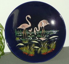 GRAND PLAT ANCIEN EN ÉMAUX DE