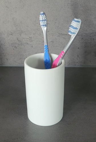 Tube blanc tasse brosse à - brosse,