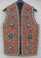 Pièce unique - Gilet artisanal Indien des années 80