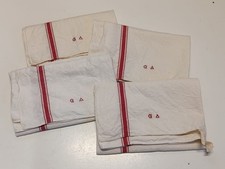 Lot de 4 torchons anciens -