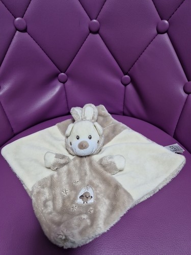 Doudou plat ours lapin - , beige
