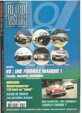 RETROVISEUR N°164 DOSSIER : LES V8 / MERCEDES RENNTRANSPORTER / SALON GENEVE