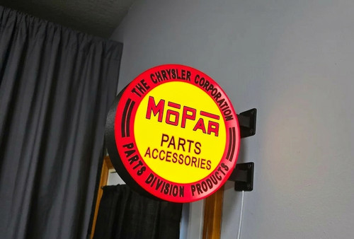 Enseigne lumineuse mopar led - lumineuse,