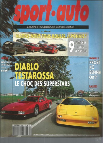 Sport auto 346 match europe - sport, n°346