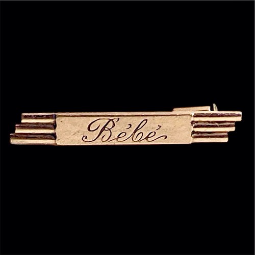 Ancienne broche plaqué - broche,