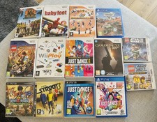 Lot 14 Jeux Vidéo Nintendo Wii PS3 PS4 3DS – GoldenEye FIFA Street LEGO