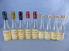 Lot 9 Mignonnettes EAU DE VIE Maucourt Wolfberger framboise mirabelle Gewurztram