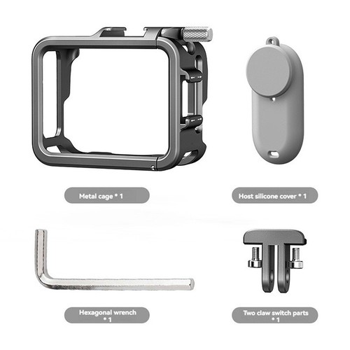Pour insta360 go3s go3 cage - cage, à