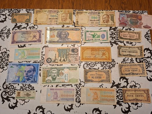 Lot billets pays - de, 20