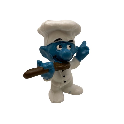 Schtroumpf cuisinier figurine - schtroumpf,
