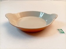 LE CREUSET  Plat à gratin rond orange en fonte émaillée n° 3 - Ø 15,5 cm