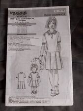 patron poupée modes et travaux NON DECOUPER COMPLET  mars 2020