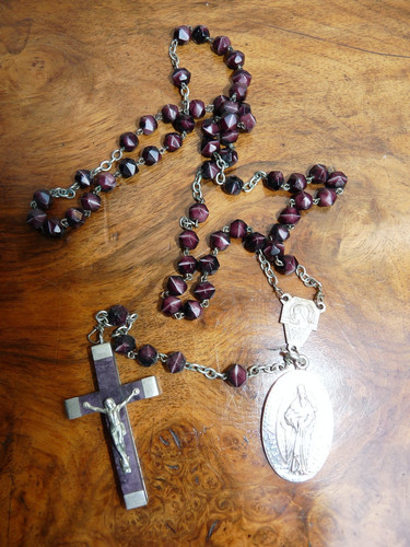 Ancien chapelet croix - ancien,