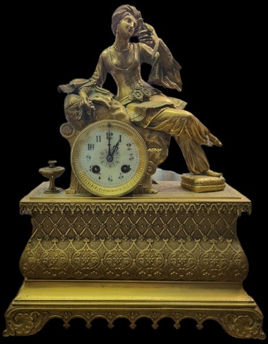 Horloge bronze sans - horloge, clé