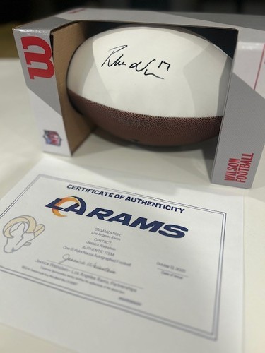Rams puka nacua - puka, signed