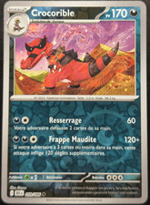 Carte Pokémon Crocorible REVERSE 059/086 EV10.5 Foudre Noire BLK FR NEUVE 