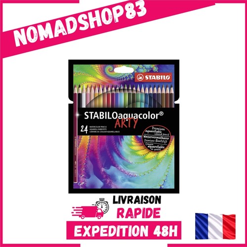 Crayons aquarellables stabilo - crayons,
