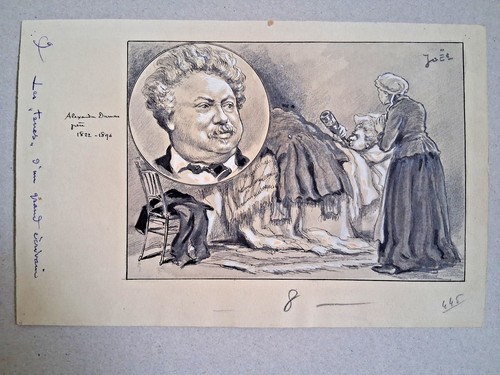 Dessin original signé joël - dessin,