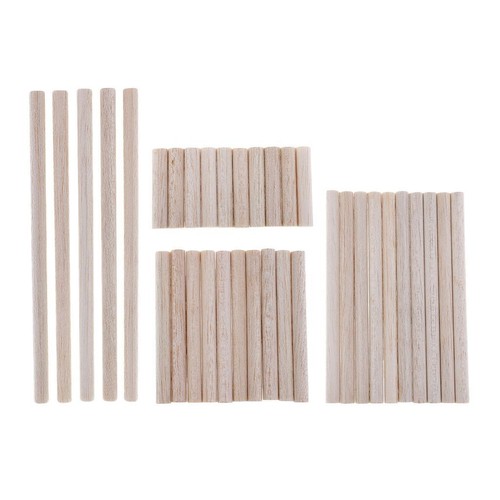 Tiges rondes bois - tiges, balsa