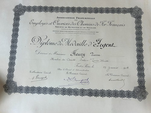 Diplômes sncf chemins fer - chemins,