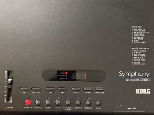 Korg symphony orchestra module - korg,