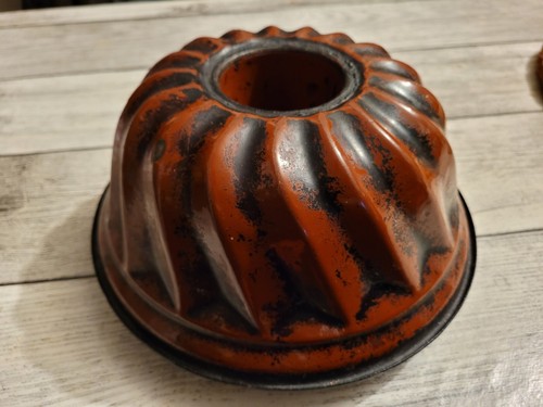 Ancien moule kouglof - ancien, tôle