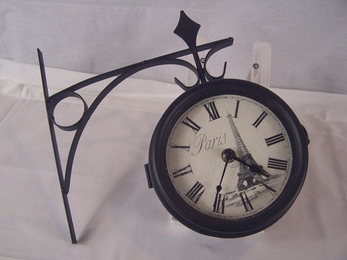 Horloge murale gare double - murale, de