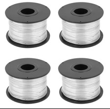 Bobine Fil En Acier Machine A Attacher Barre De Fer Lot 4 Bobine 0,8mm 100Metre