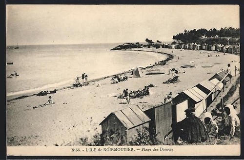 Cpa noirmoutier plage des - noirmoutier,,