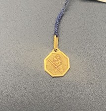 médaille Oria Plaque Or Jaune