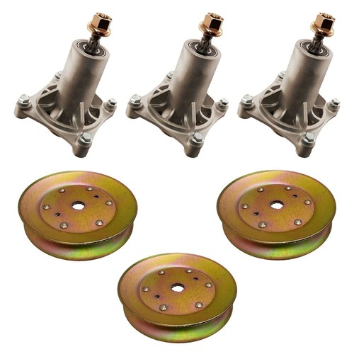 Spindles and pulleys for - 3,