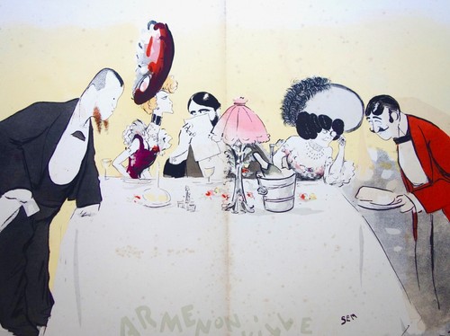 Sem lithographie liane de - lithographie,,