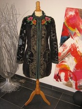 ELEGANT MANTEAU BRODé  EMBROIDERED COAT COLLECTION DESIGUAL  XL 42 44 uk  14 16