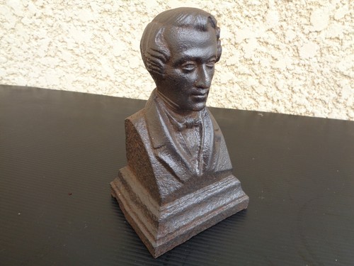 Ancienne statuette buste - , jeune