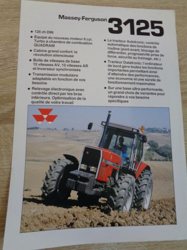 Tracteur brochure - -,