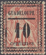 GUADELOUPE Colonie Française 1889 Yvert 7 Neuf * (ref#18395)
