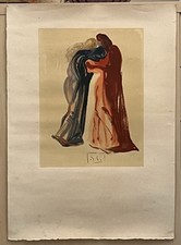 d'après SALVATOR DALI GRANDE LITHOGRAPHIE "LA DIVINE COMEDIE" 1960