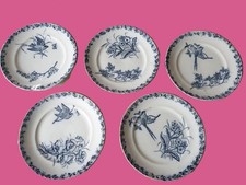 5 ASSIETTES PLATES