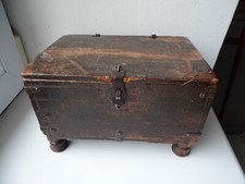 Coffret boite ancien en bois XVII/XVIII ème  haute époque