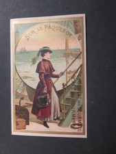 Chromo chocolat gourmets - sur le paquebot