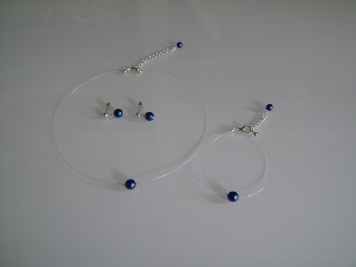 Parure enfant fille bleu roi - bleu,