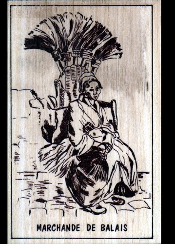 Metier marchande balais - marchande, /