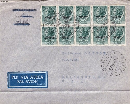 1954 trieste lettre - a,