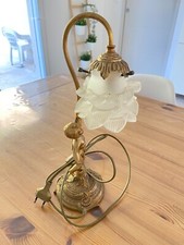 Très Jolie  Lampe Laiton ou Bronze Enfant Ange Chérubin Ancien Vintage