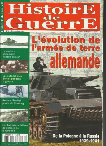 Revues gbm histoire - n°, de