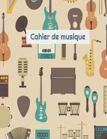 Cahier musique carnet de - de,