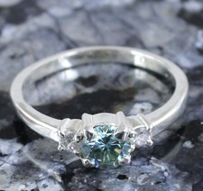 1.23 CT Certifié Vert Diamant