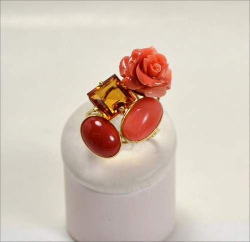 Bague jaune ct - bague, 18