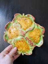 Petit plat en BARBOTINE publicitaire pour les Fraises TAGADA