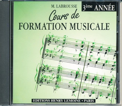Cours formation musicale - cd,